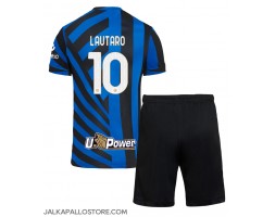 Inter Milan Lautaro Martinez #10 Kotipaita Lapsille 2024-25 Lyhythihainen (+ shortsit)